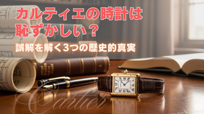 カルティエの時計は恥ずかしい？