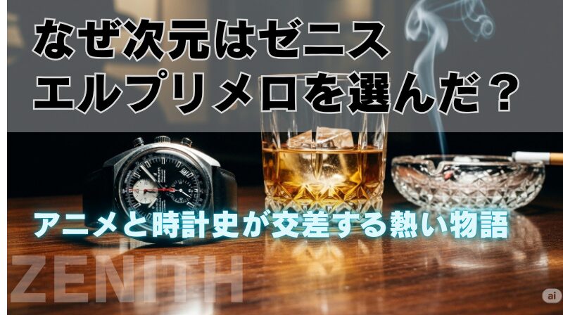 なぜ次元はゼニス エルプリメロを選んだ？