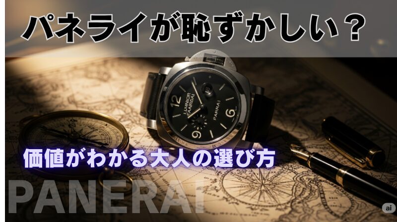 そのパネライ、恥ずかしいは誤解！