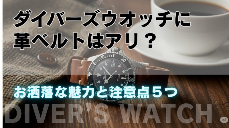 ダイバーズウオッチに革ベルトはアリ？